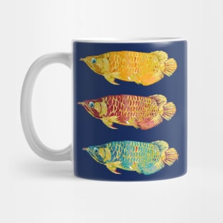 Trio of Arowana Fish Mug